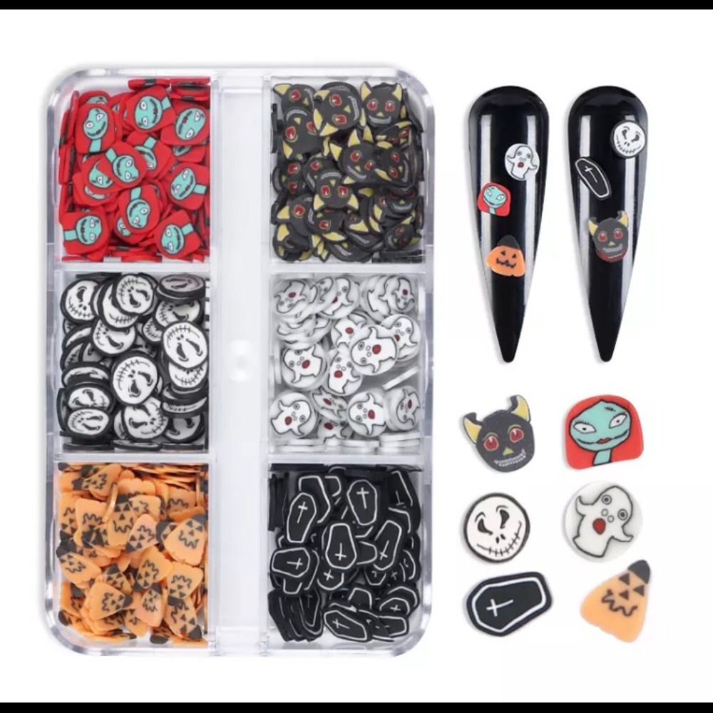 3D Halloween Nail decals